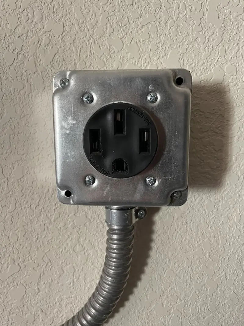 NEMA 14-50 outlet installed for Smart Home Electrical in Cold Spring